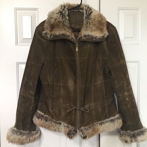 Brown Suede jacket  Yessica